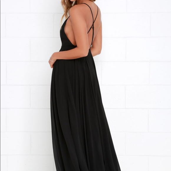 black maxi dress - Picture 2 of 2